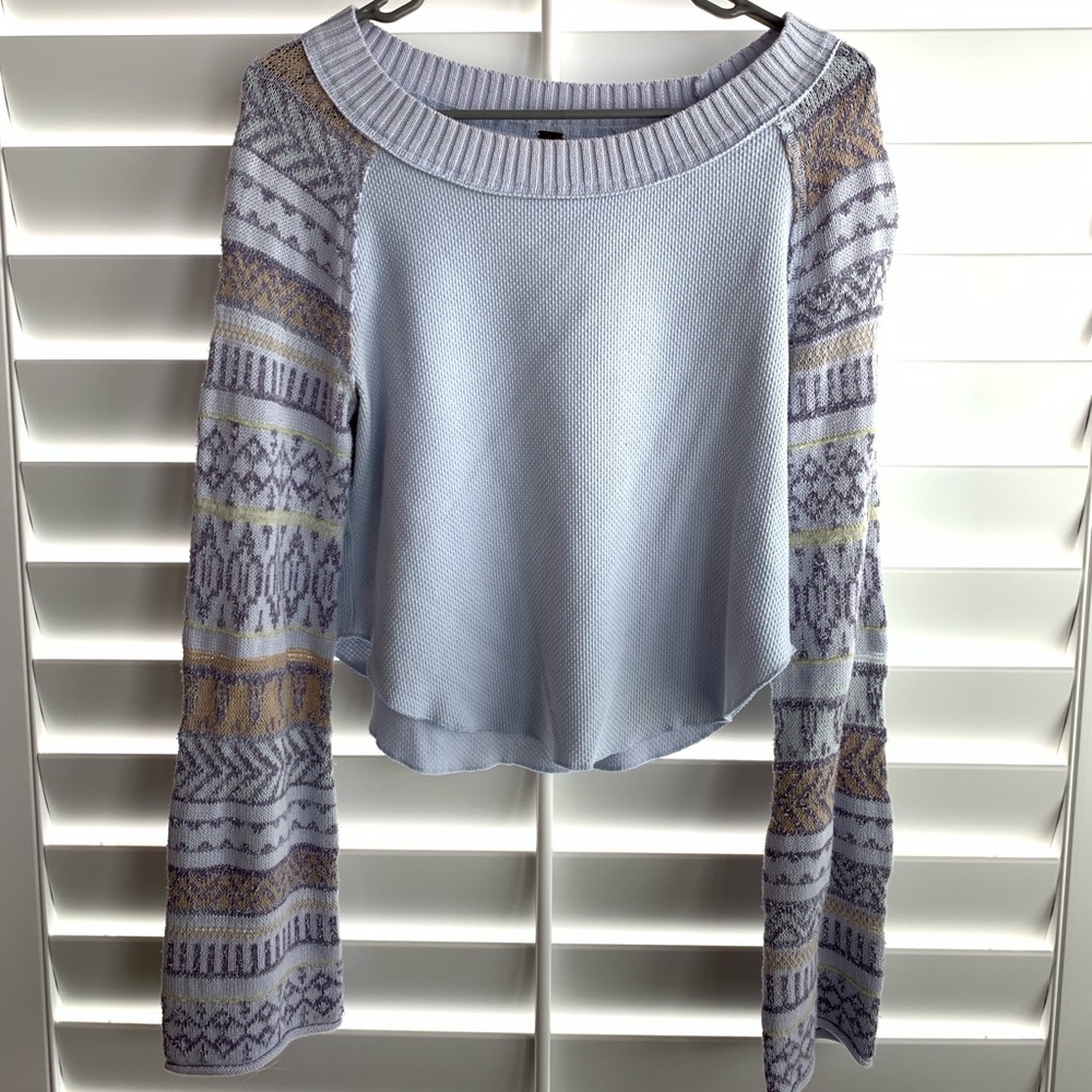 Boho, hippy flare sleeve top